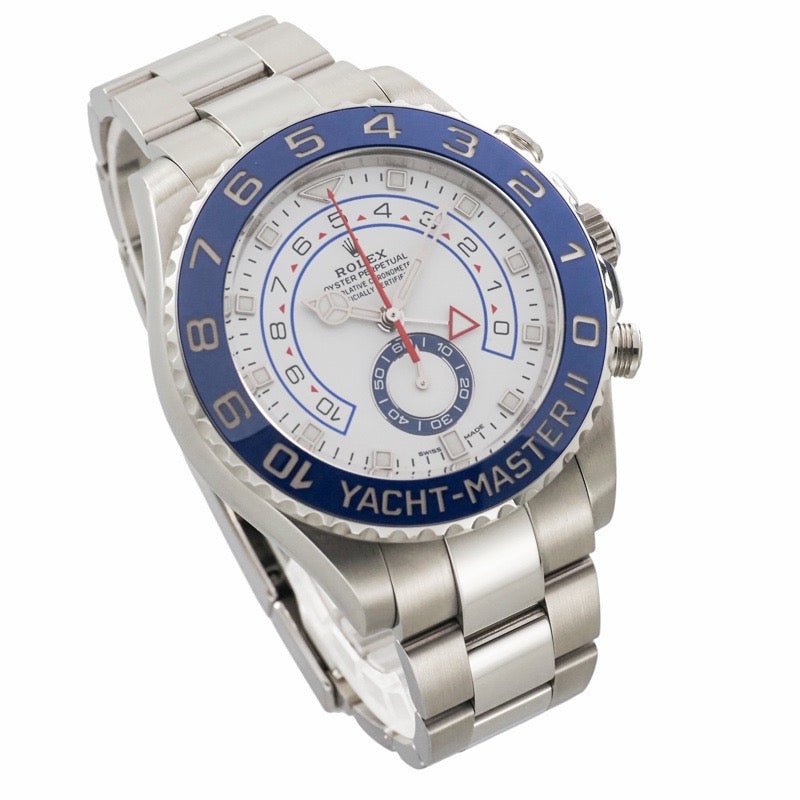 ロレックス 116680 ヨットマスター2 ホワイト ステンレススチール
