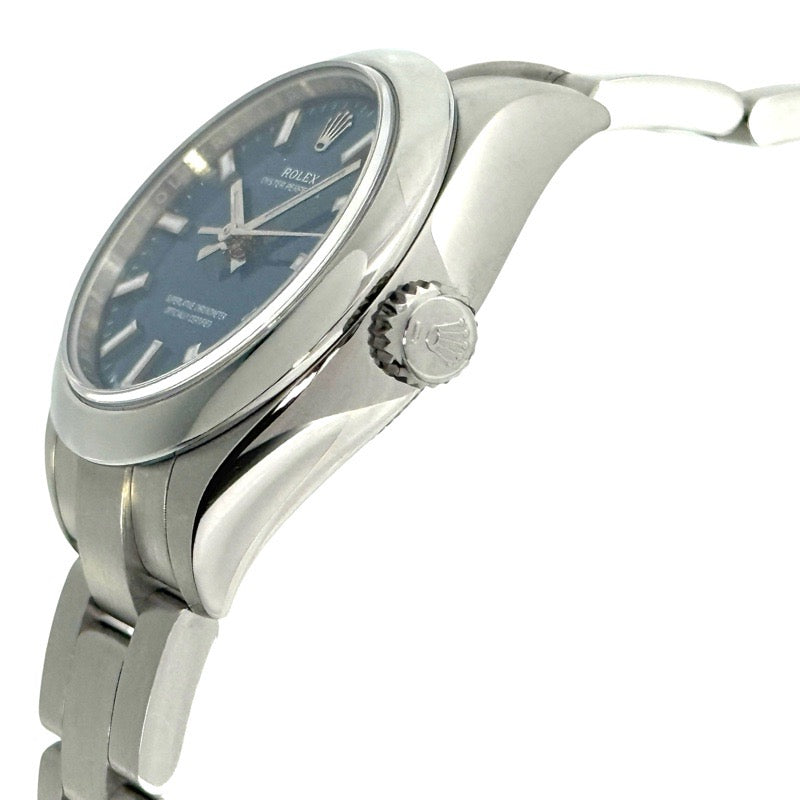 Rolex 276200 Oyster Perpetual Warranty 2025 Blue Stainless Steel