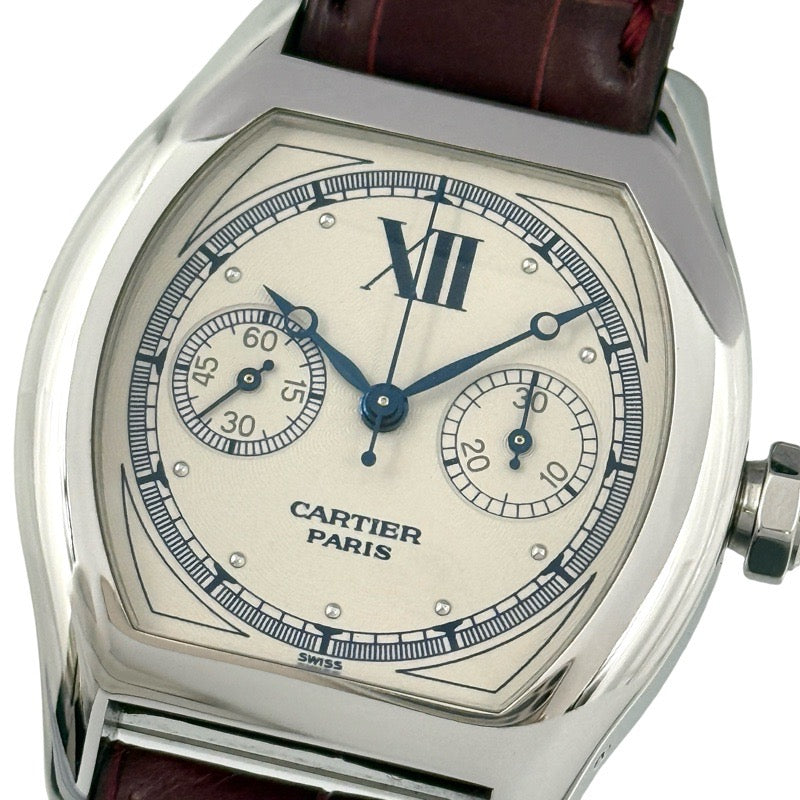 カルティエ W1525851 トーチュ ワンプッシュクロノ / モノプッシャークロノ