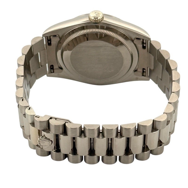 Rolex 18239A Day-Date X-number Silver White Gold