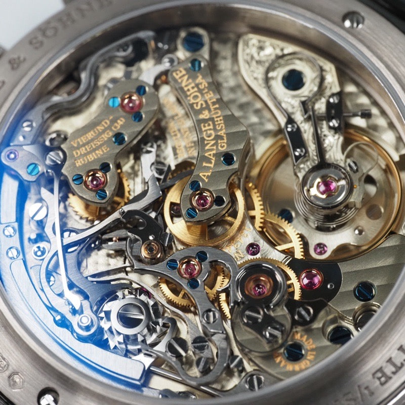 A. Lange & Söhne 414.028 1815 Chronograph Black White Gold