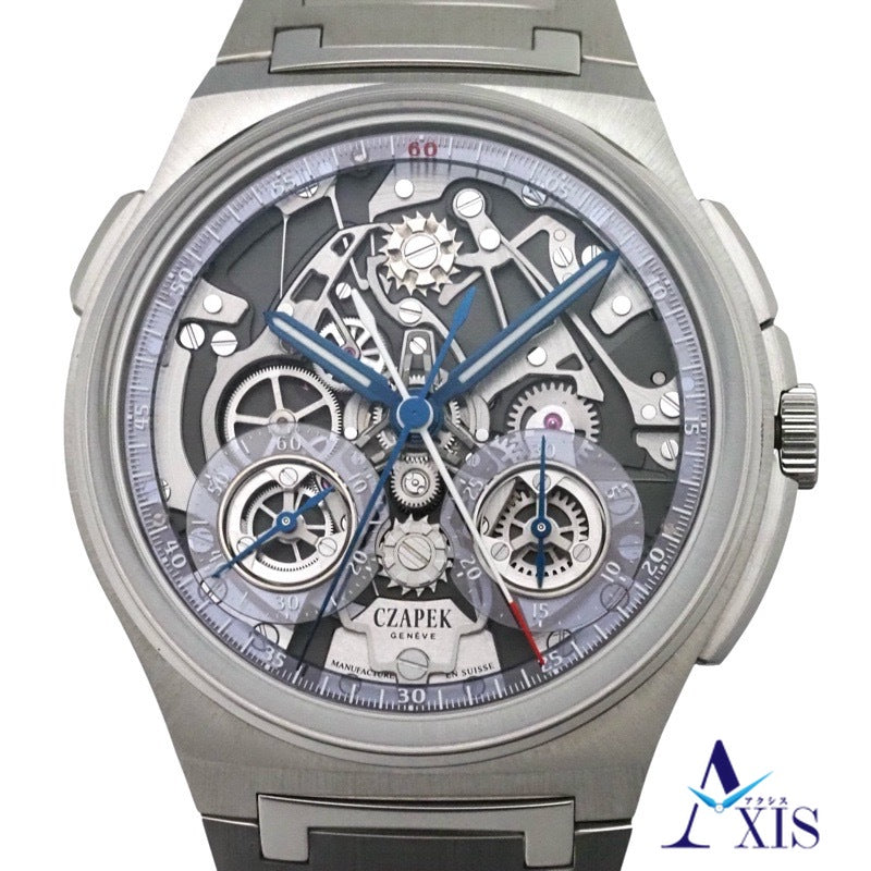 チャペック CZAN7-RPIB アンタークティック ラトラパント アイスブルー 限定99本 スケルトン ステンレス