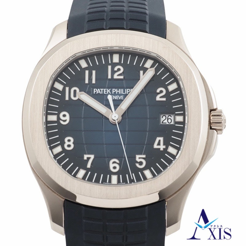 パテックフィリップ 5168G-001 アクアノート 保証書2020年 ブルー ホワイトゴールド