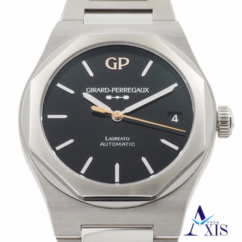 ジラール・ペルゴ 81010-11-636-11A ロレアート 42mm インフィニティ エディション 世界限定188本 オニキス ステンレス