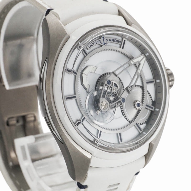 Ulysse Nardin 2303-270/00 Freak X Ice 全球限量版 100 枚,白色钛金属