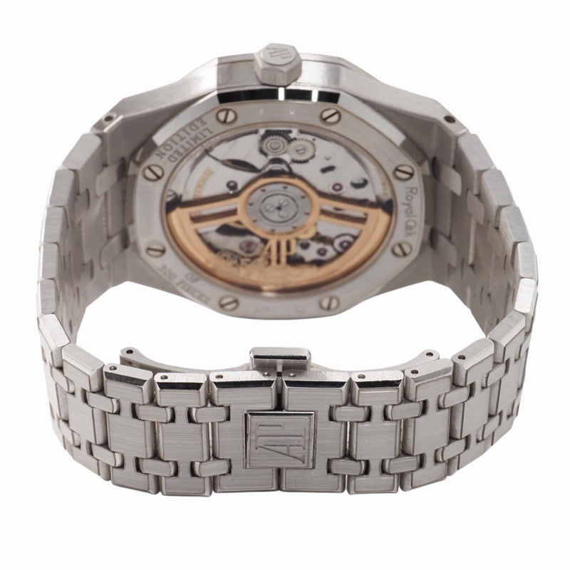 Audemars Piguet 15503BC.OO.1220.BC.01 Royal Oak, Limited Edition of 300 pieces, Blue and White Gold