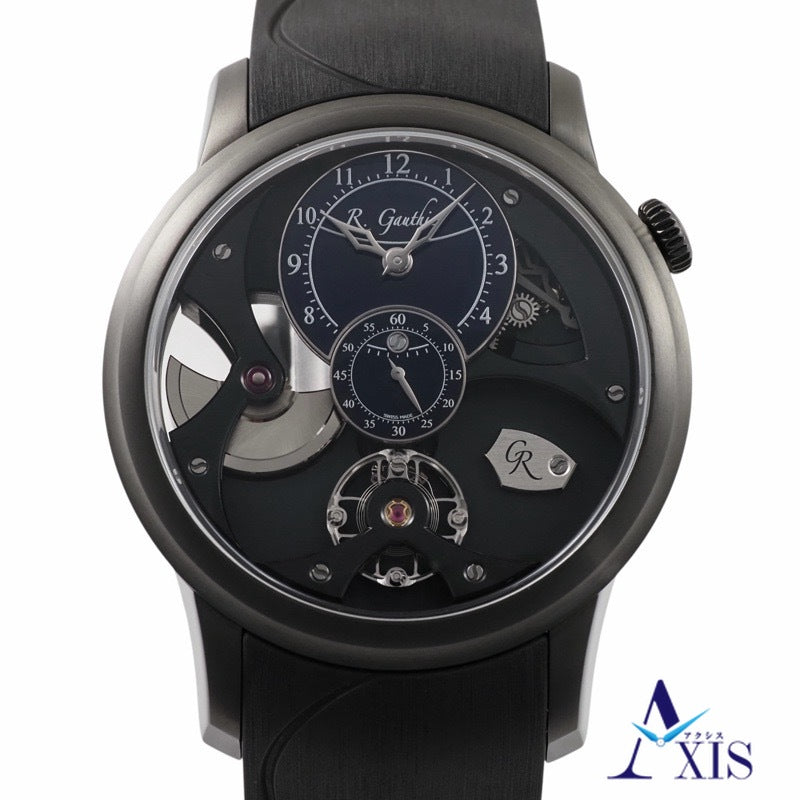 【10本限定】ローマン ゴティエ MON00382 インサイト マイクロローター ブルー グランフーエナメル チタン