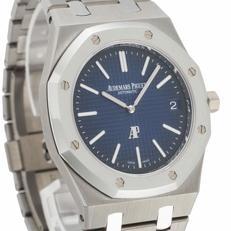 オーデマ・ピゲ 15202IP.OO.1240IP.01 ロイヤルオーク ジャンボ エクストラシン 250本限定 ブルー チタン