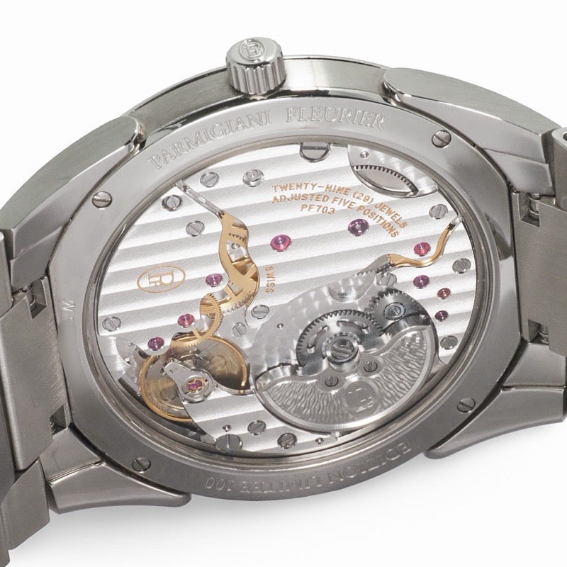 Parmigiani Fleurier PFS914-1020003-100182 Tonda PF Micro-Rotor, Limited Edition of 100, Blue Stainless Steel