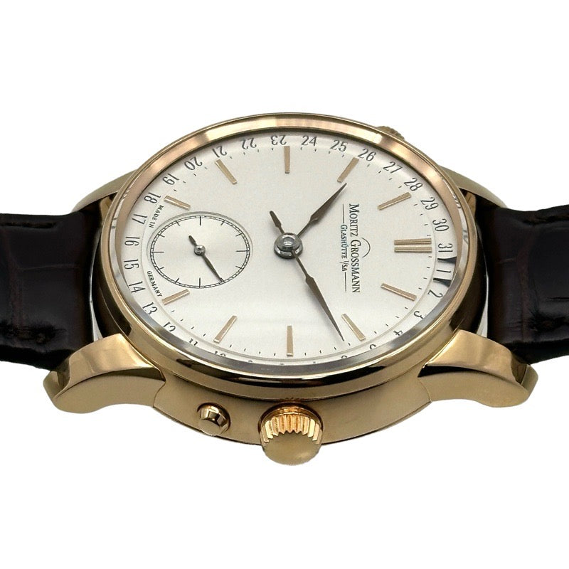 【モリッツ グロスマン 最終値下げ】 MG-000854 アトゥム デイト シルバー ピンクゴールド