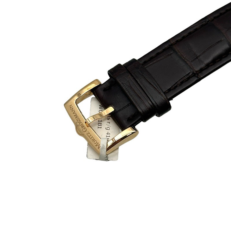 【モリッツ グロスマン 最終値下げ】 MG-000854 アトゥム デイト シルバー ピンクゴールド