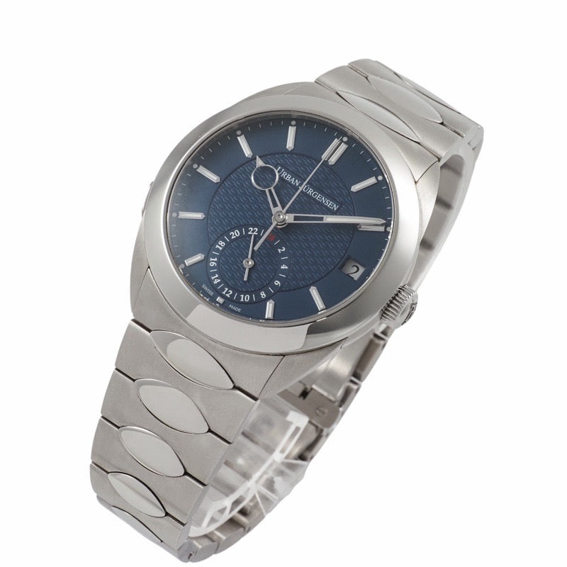 ウルバン ヤーゲンセン 5541-SS-L333CSU ワン GMT ブルー ステンレス