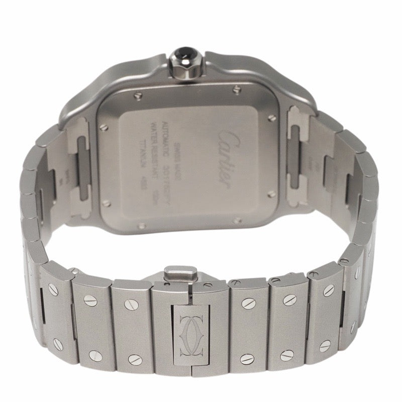 カルティエ WSSA0089 サントス ホワイト チタン