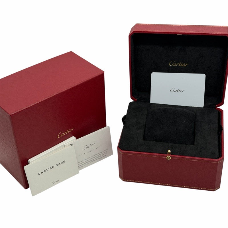 カルティエ WSSA0046 サントス デュモン LM ブラック ステンレス