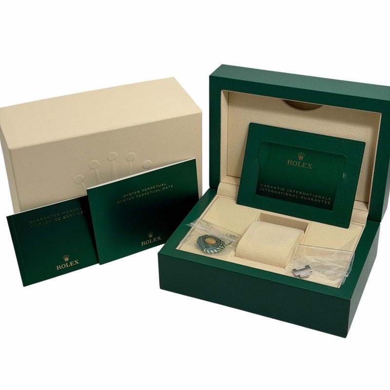 劳力士 124300 蚝式恒动保修 2022 绿色不锈钢