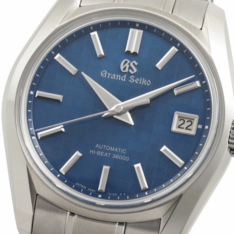 【全新未使用】精工 Grand Seiko SBGH315 Heritage 系列机械表,高频 36000 机芯,银座限量版(400 枚),蓝色不锈钢表壳