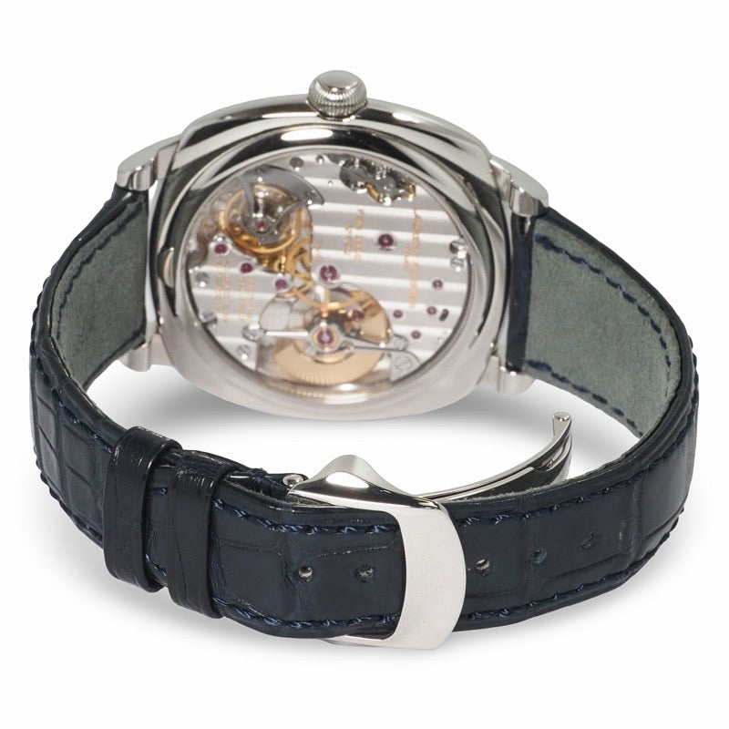 Laurent Ferrier LCF013.AC.CG2 方形微型转子腕表,蓝色,不锈钢