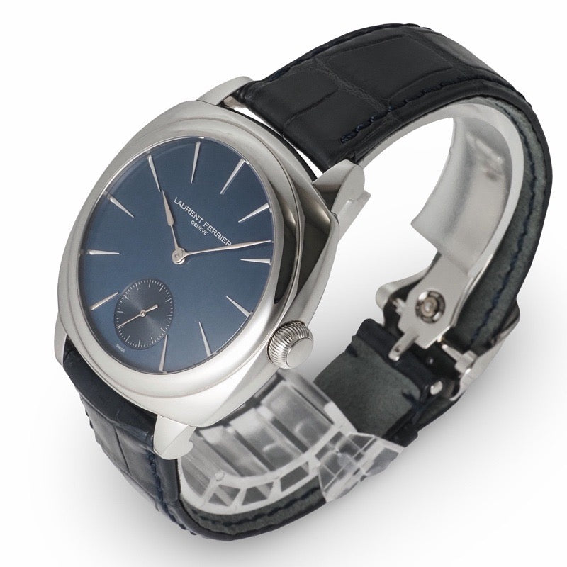Laurent Ferrier LCF013.AC.CG2 方形微型转子腕表,蓝色,不锈钢