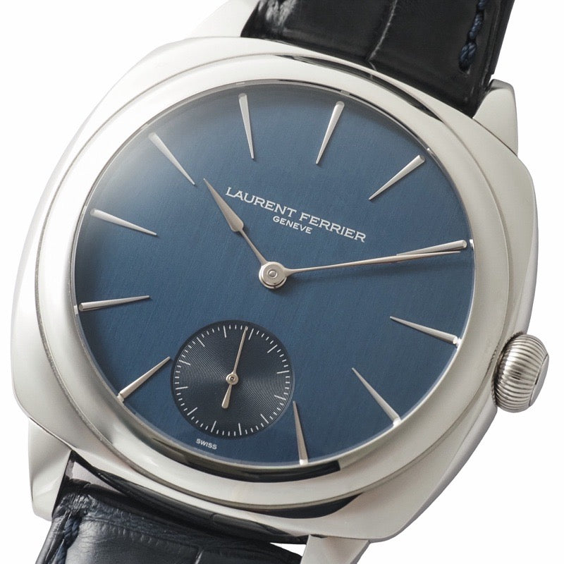 Laurent Ferrier LCF013.AC.CG2 方形微型转子腕表,蓝色,不锈钢