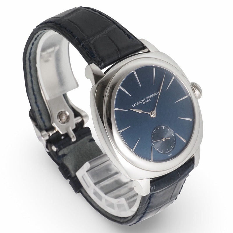Laurent Ferrier LCF013.AC.CG2 方形微型转子腕表,蓝色,不锈钢