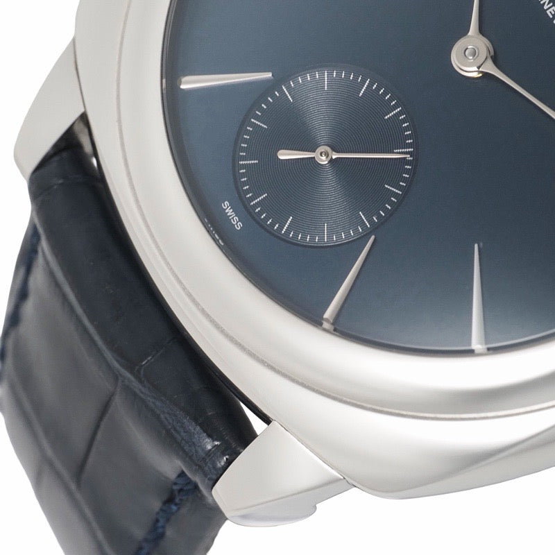 Laurent Ferrier LCF013.AC.CG2 方形微型转子腕表,蓝色,不锈钢