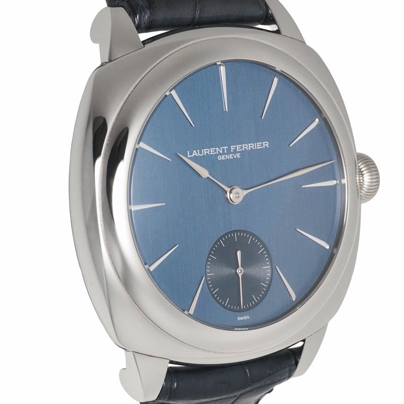 Laurent Ferrier LCF013.AC.CG2 方形微型转子腕表,蓝色,不锈钢