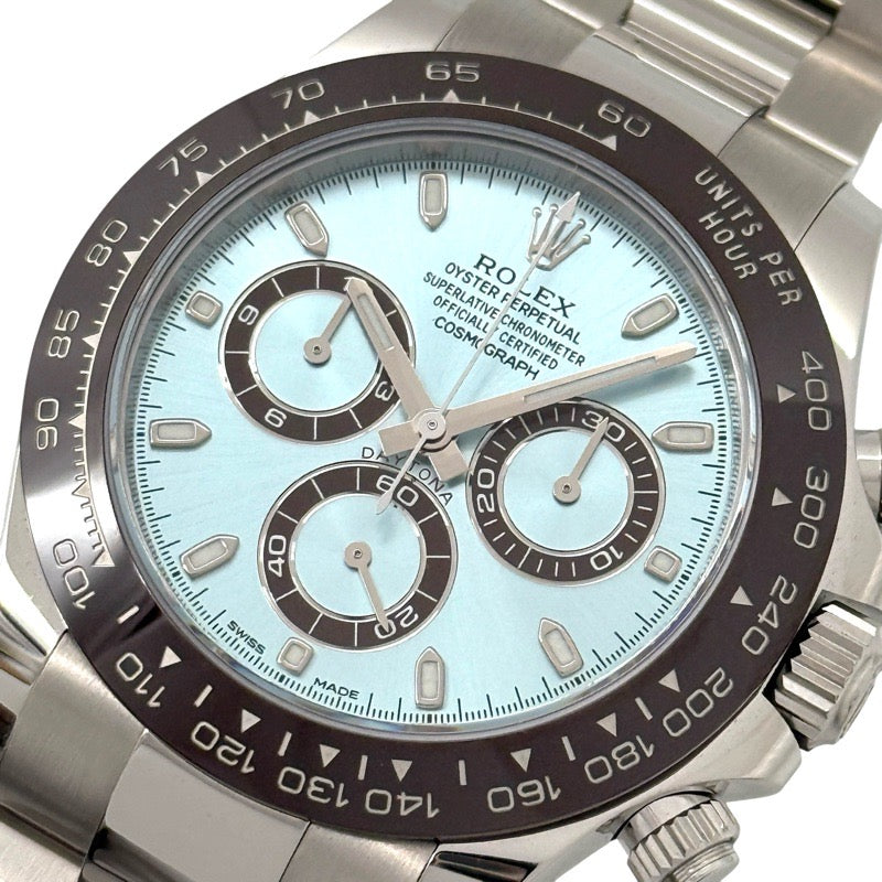 ロレックス 116506 アイスブルー プラチナ