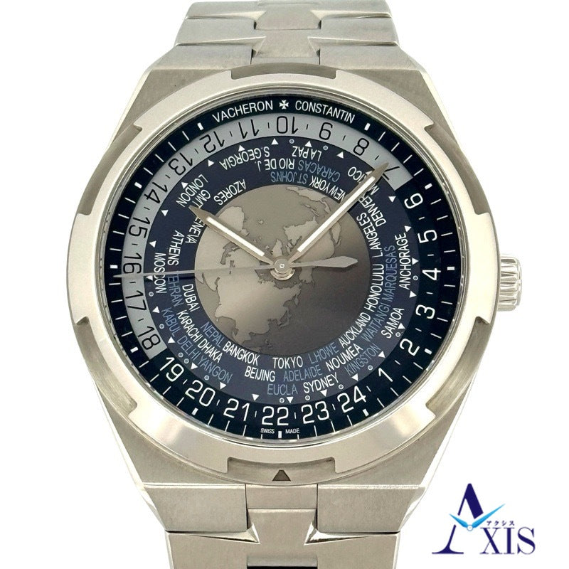 Vacheron Constantin 7700V/110A-B172 Overseas World Time Blue Stainless Steel