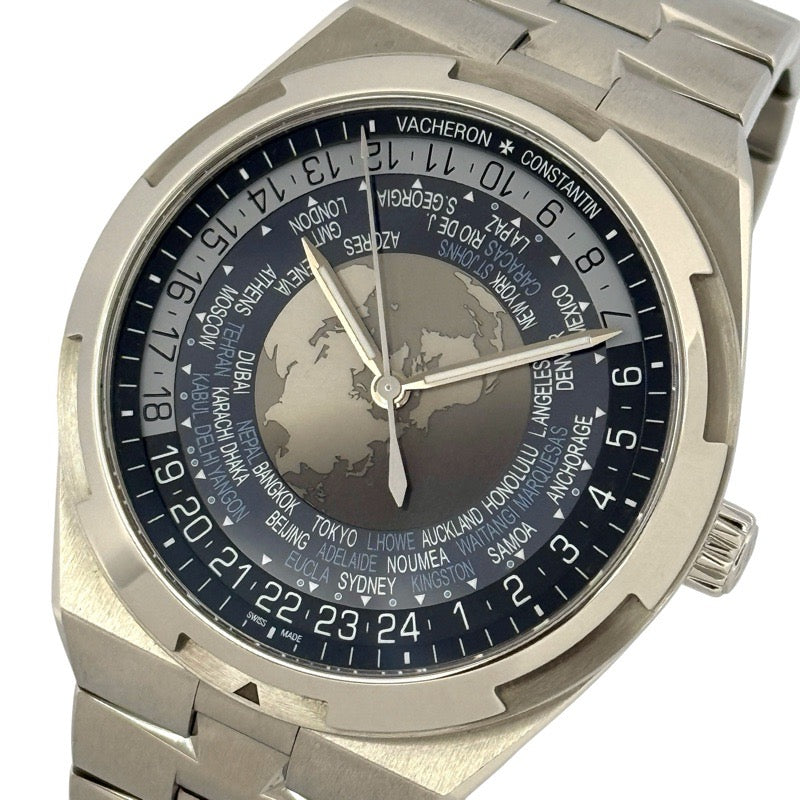 Vacheron Constantin 7700V/110A-B172 Overseas World Time Blue Stainless Steel
