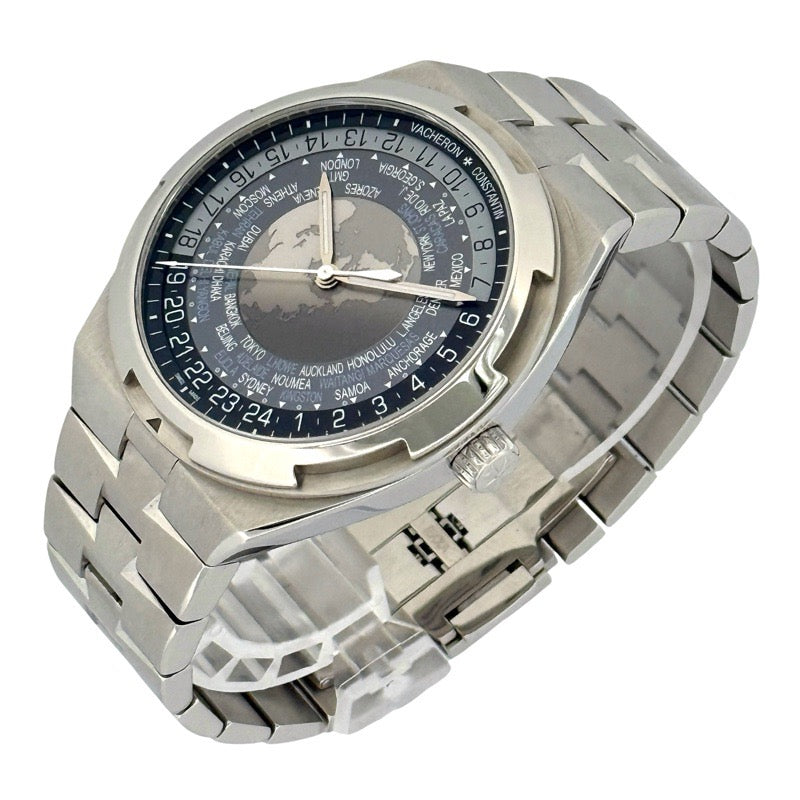 Vacheron Constantin 7700V/110A-B172 Overseas World Time Blue Stainless Steel