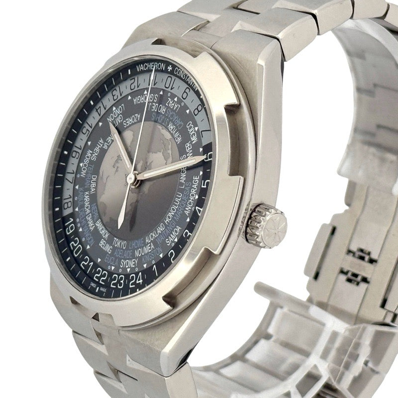 Vacheron Constantin 7700V/110A-B172 Overseas World Time Blue Stainless Steel