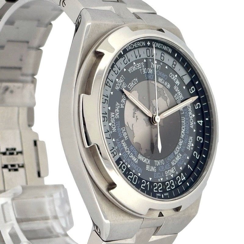 Vacheron Constantin 7700V/110A-B172 Overseas World Time Blue Stainless Steel