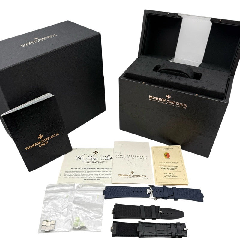 Vacheron Constantin 7700V/110A-B172 Overseas World Time Blue Stainless Steel