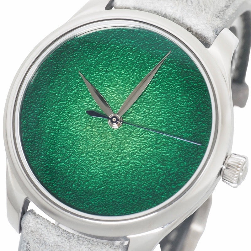 H. Moser 1200-1233 Endeavour Center Seconds Concept Lime Green Stainless Steel