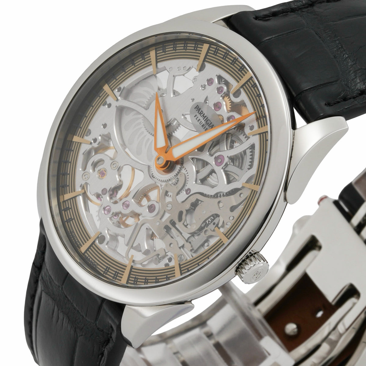 Parmigiani Fleurier PFC289-0002801-XA1442 Tonda 1950 Skeleton Skeleton Stainless Steel