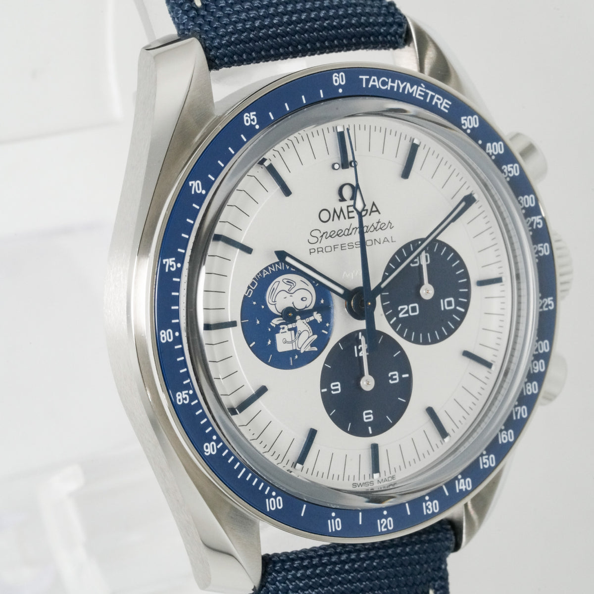 Omega 310.32.42.50.02.001 Speedmaster 50th Anniversary Model Snoopy Award Silver Stainless Steel