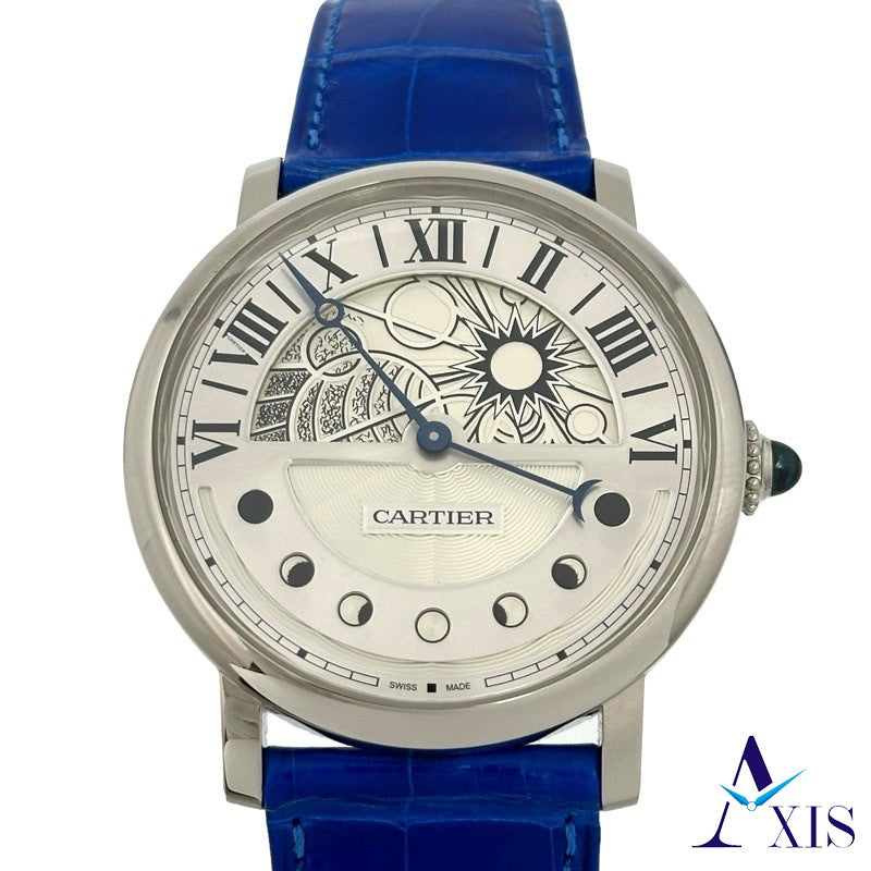 カルティエ【W1556244】CARTIER 腕時計 ロトンド ドゥ カルティエ デイ＆ナイト レトログラード ムーンフェイズ メンズ