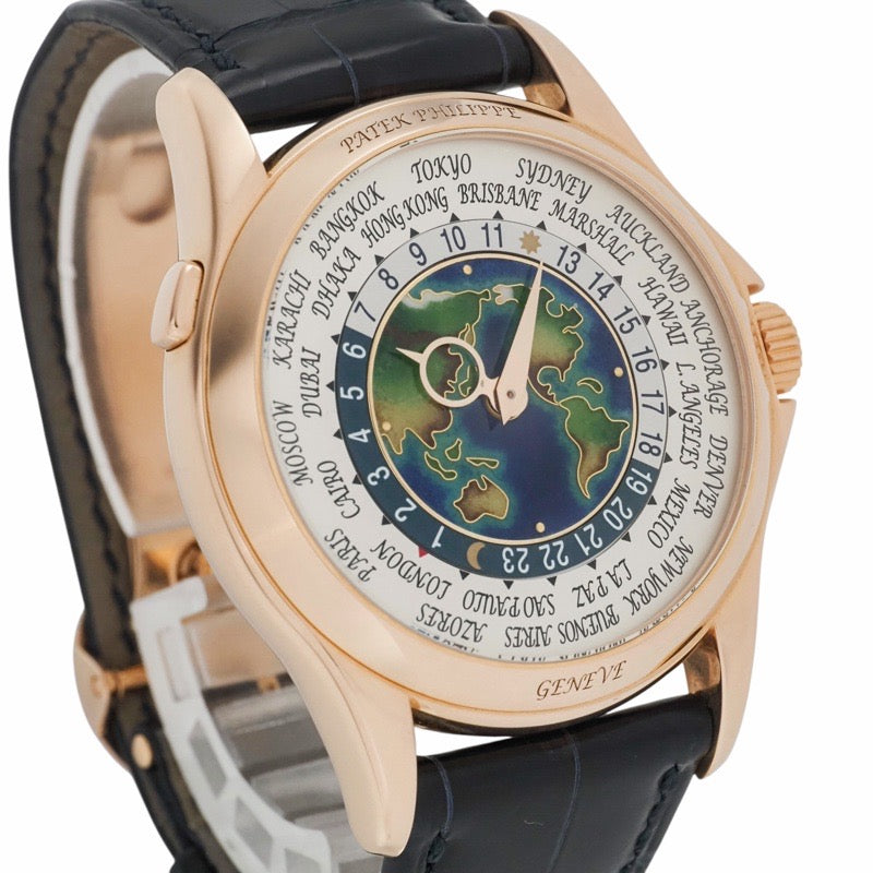 百达翡丽 5131R-010 World Time Cloisonné 景泰蓝 玫瑰金