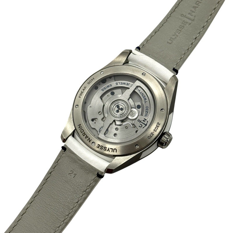 ユリス・ナルダン 2303-270/00 フリーク X アイス 世界限定100本 ホワイト チタン