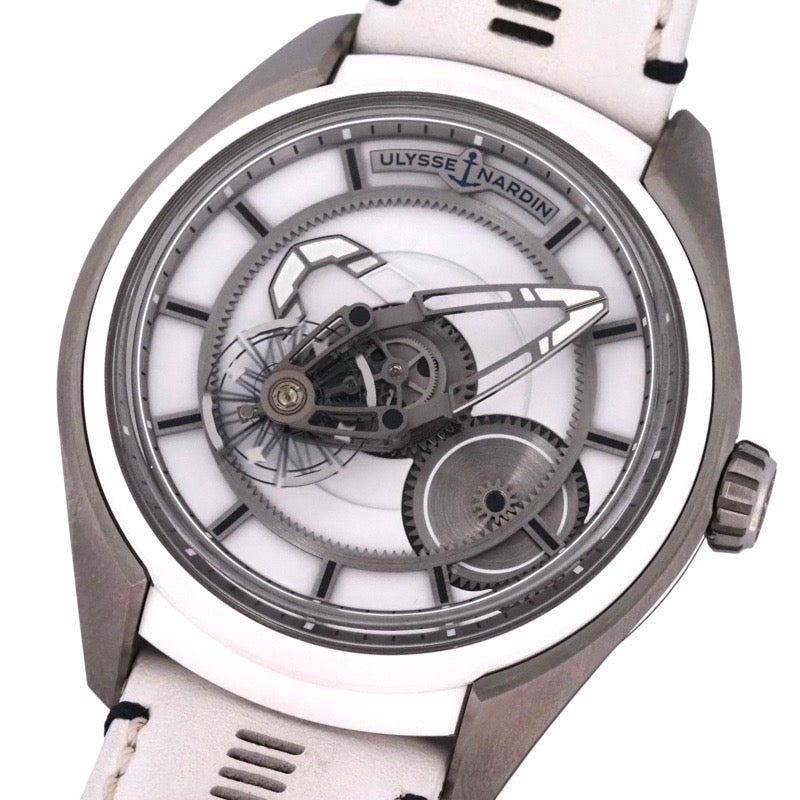 Ulysse Nardin 2303-270/00 Freak X Ice 全球限量版 100 枚,白色钛金属