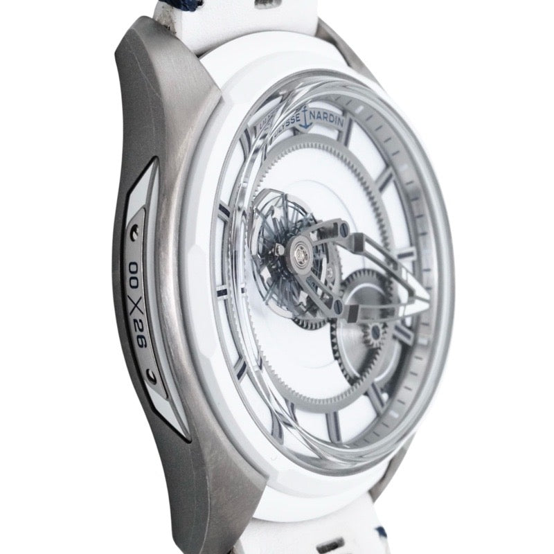 ユリス・ナルダン 2303-270/00 フリーク X アイス 世界限定100本 ホワイト チタン