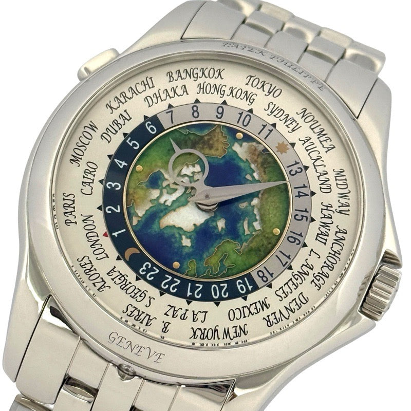 Patek Philippe 5131/1P-001 World Time Cloisonné Platinum
