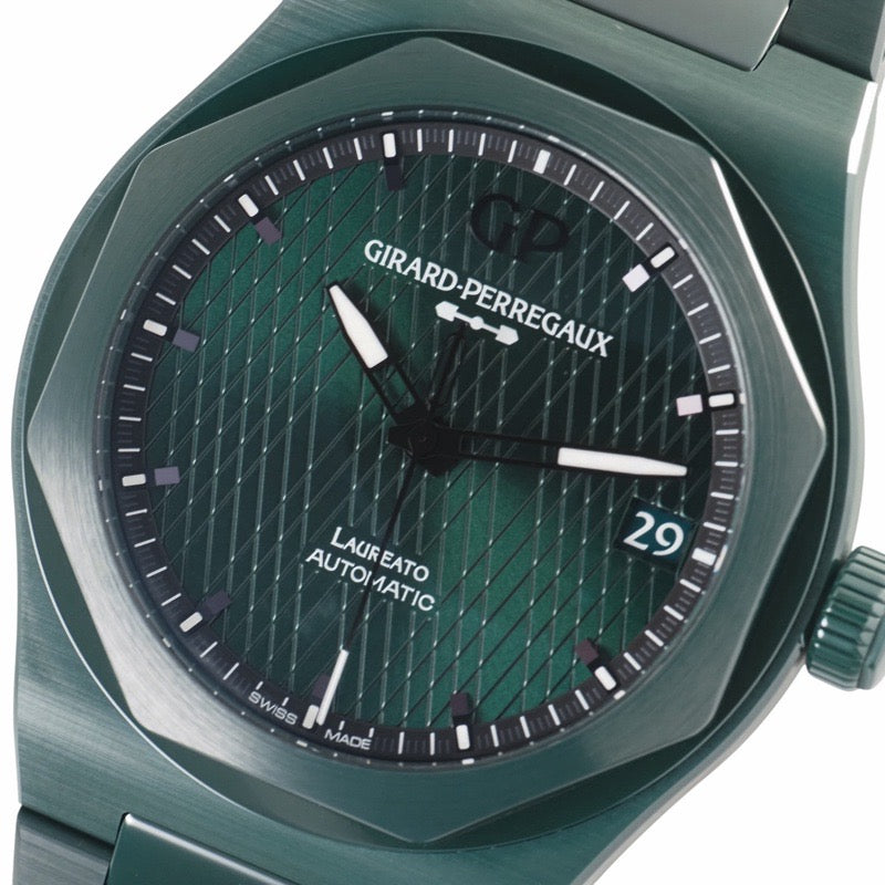ジラール・ペルゴ 81010-32-3081-1CX ロレアート アストンマーティン 世界388本限定 グリーン セラミック