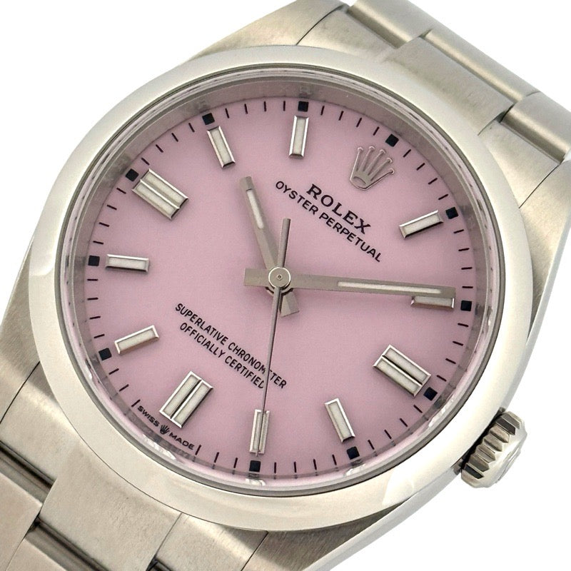 Rolex 126000 Oyster Perpetual Oyster Warranty 2024 Pink Stainless Steel