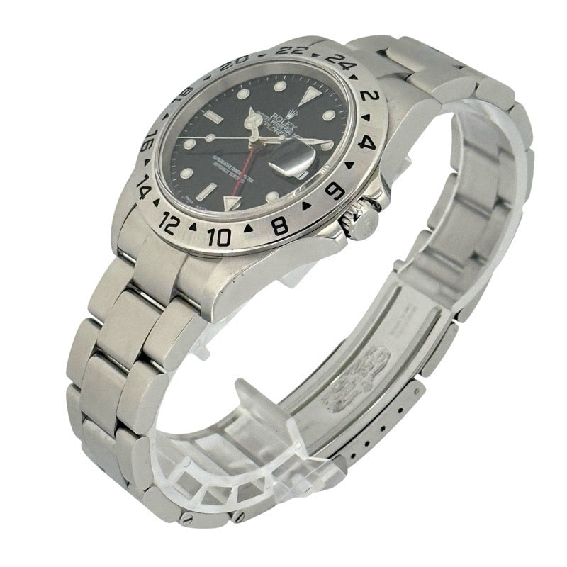 Rolex 16570 Explorer II Black Stainless Steel