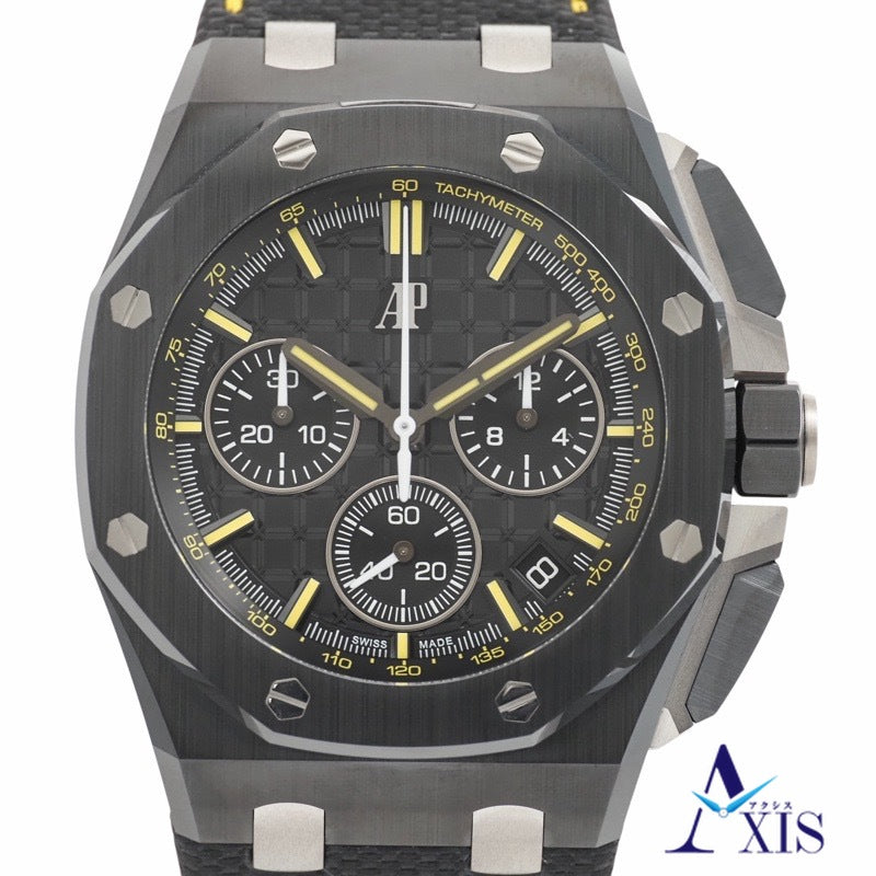 爱彼 (Audemars Piguet) 26420CE.OO.A005VE.01 皇家橡树离岸型计时码表,限量发行 500 枚,黑色陶瓷表壳