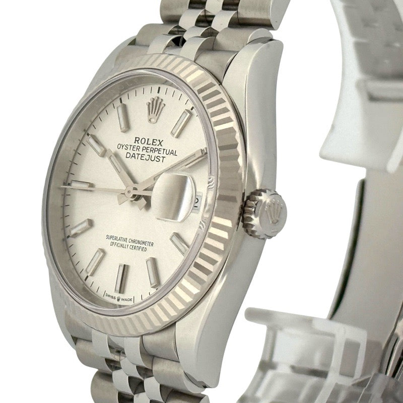 Rolex 126234 Datejust Warranty 2024 Silver Stainless Steel