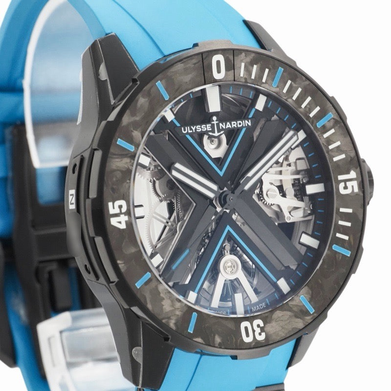 Ulysse Nardin 3723-170-2B Diver X Azure Skeleton Carbon