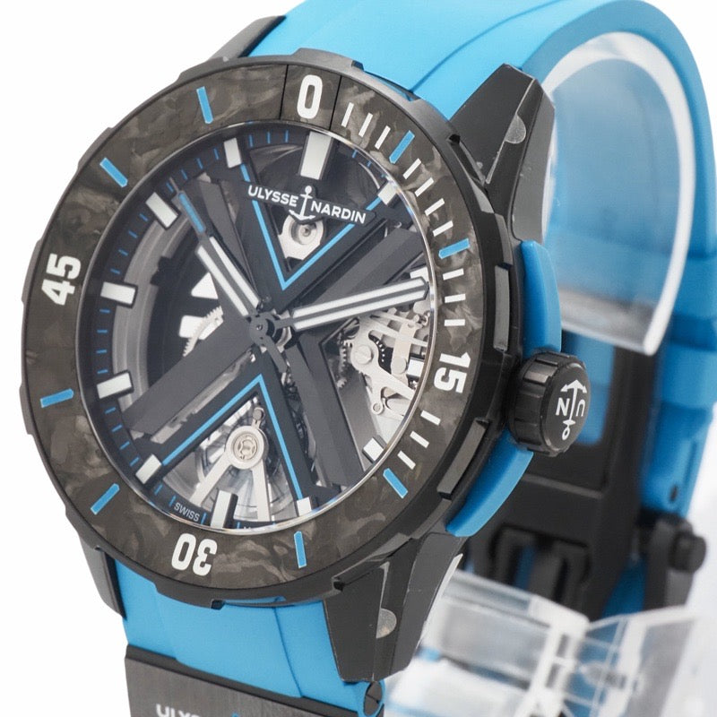 Ulysse Nardin 3723-170-2B Diver X Azure Skeleton Carbon