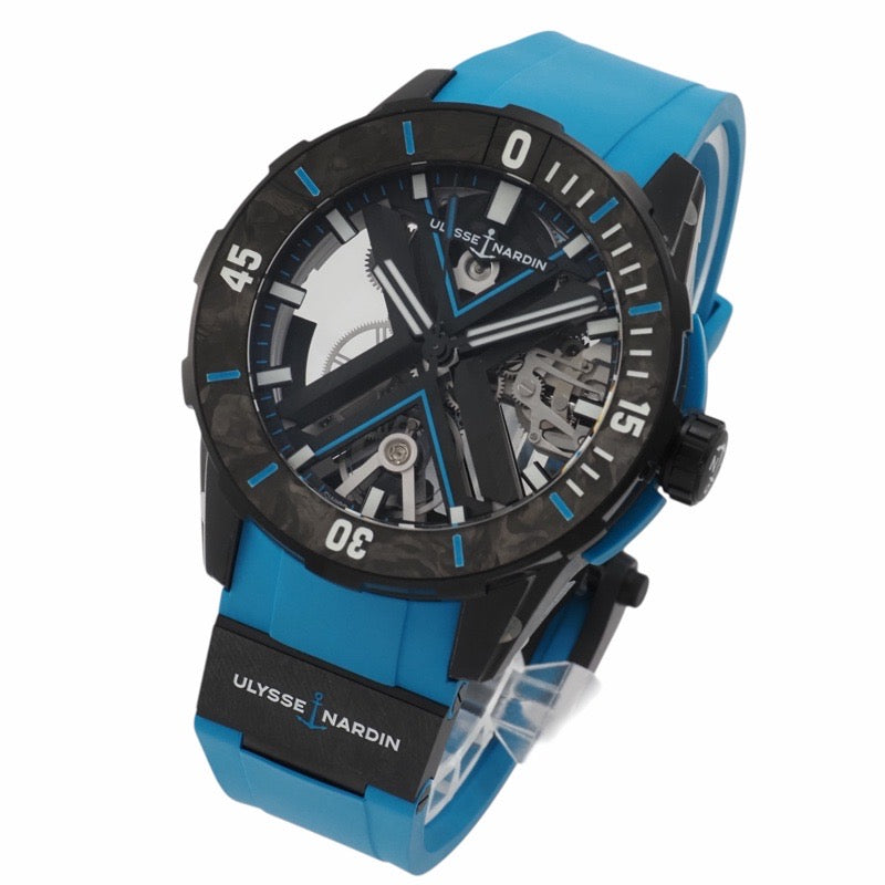 Ulysse Nardin 3723-170-2B Diver X Azure Skeleton Carbon